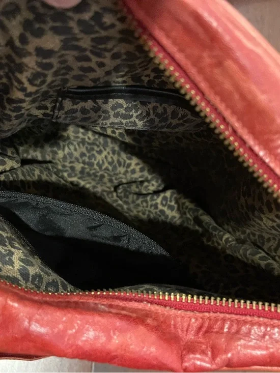 miss max red orange shoulder purse - Picture 12 of 13